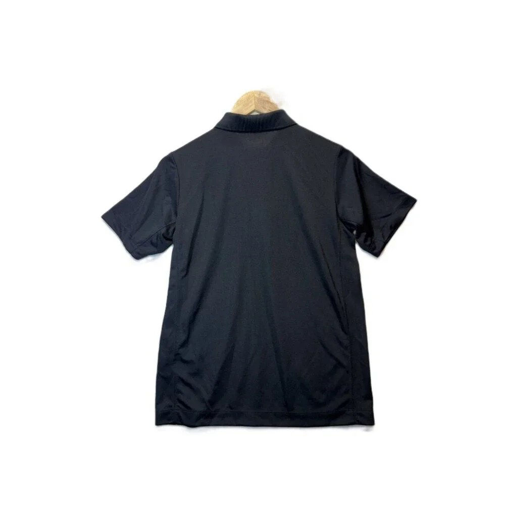 Nike Golf Dri-FIT Polo Shirt Boys Large Black Performance Short Sleeve Swoosh